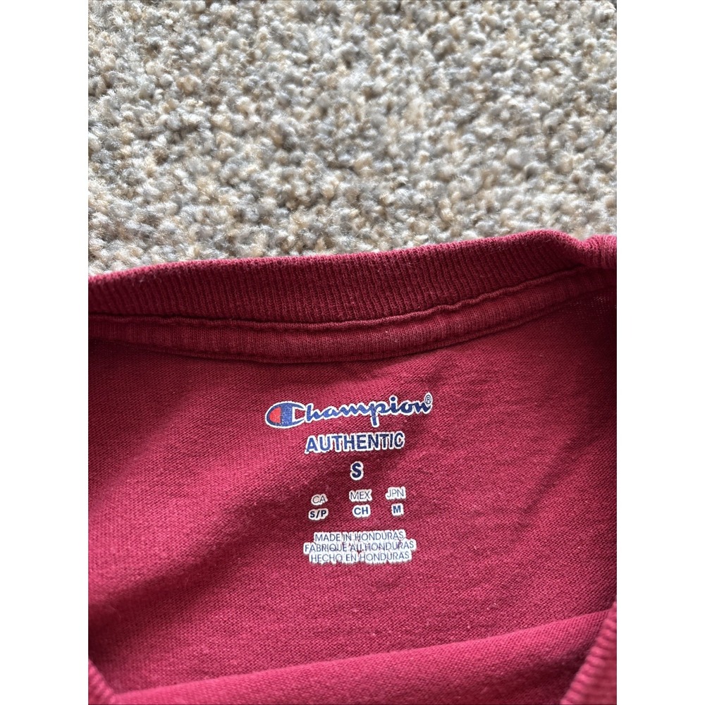 Champion AUthentic Florida State University Maroon T-shirt‎ Size Small - Picture 4 of 5